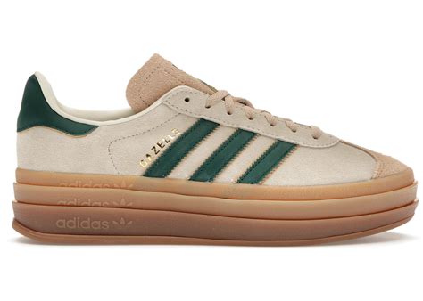 adidas gazelle green and tan.